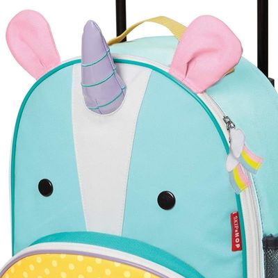 Skip Hop Kids Unicorn Rolling Luggage (Zoo)