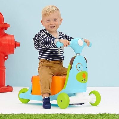 Skip Hop Zoo 3-in-1 Ride-On Toy, Dog