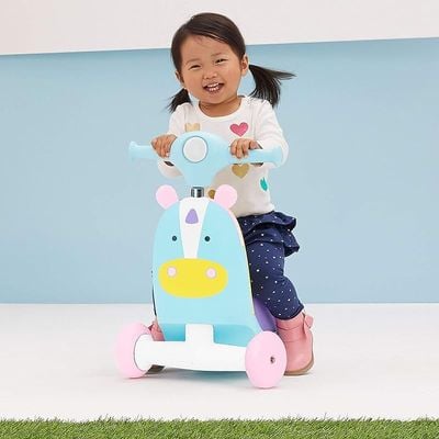 Skip Hop Zoo 3-in-1 Ride-On Toy, Unicorn