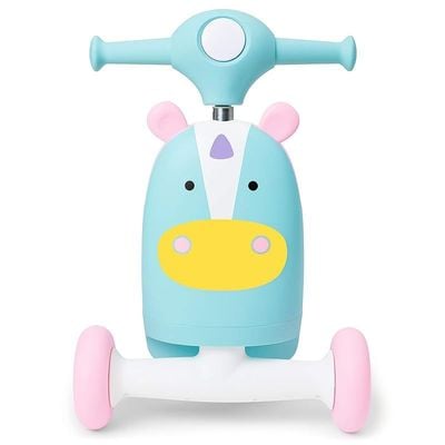 Skip Hop Zoo 3-in-1 Ride-On Toy, Unicorn