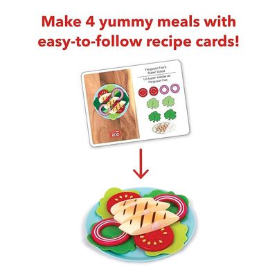 Skip Hop Play Food Set, Zoo Little Chef Meal Kit