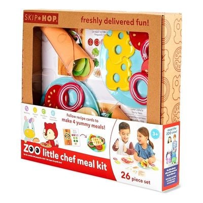 Skip Hop Play Food Set, Zoo Little Chef Meal Kit