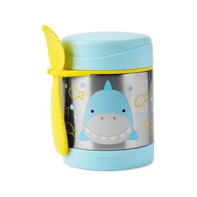 Skip Hop Zoo Shark Print Insulated Food Jar, Blue/Yellow