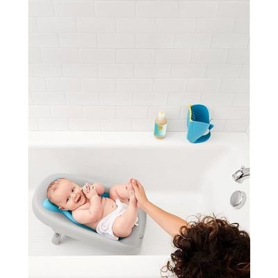 Skip Hop Baby Bath Tub, Moby Recline And Rinse Bather