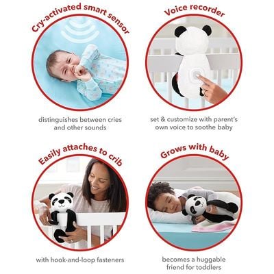 Skip Hop Cry-Activated Baby Soother, Panda