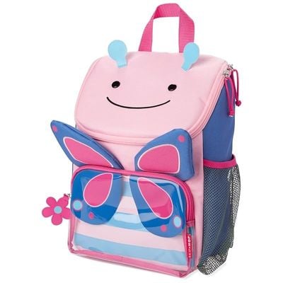 Skip Hop Big Kid Backpack, Zoo Kindergarten Ages 3-4, Butterfly