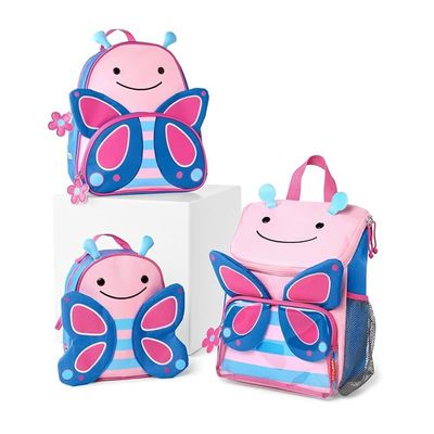 Skip Hop Big Kid Backpack, Zoo Kindergarten Ages 3-4, Butterfly