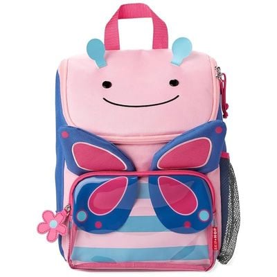 Skip Hop Big Kid Backpack, Zoo Kindergarten Ages 3-4, Butterfly