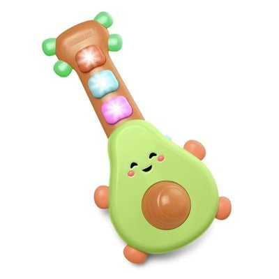 Skip Hop Rock-A-Mole Avocado Guitar, Musical Toy from 6 Months