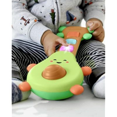 Skip Hop Rock-A-Mole Avocado Guitar, Musical Toy from 6 Months