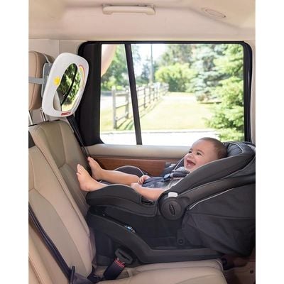 Skip Hop Baby Car Mirror Rear Facing, Silver Lining Cloud Entertainment Mirror, One Size