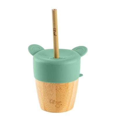 Skip Hop Bamboo Cup With 2 Silicone Lids