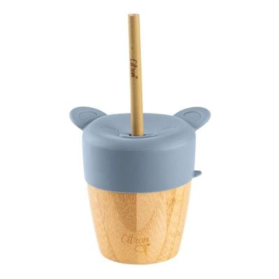 Skip Hop Bamboo Cup With 2 Silicone Lids