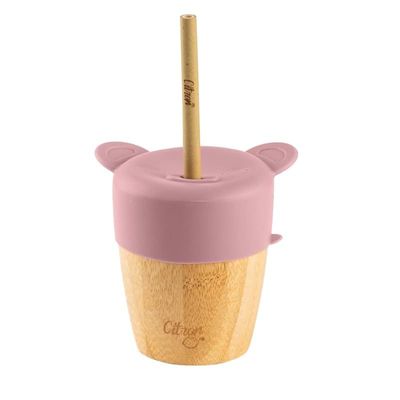 Skip Hop Bamboo Cup With 2 Silicone Lids