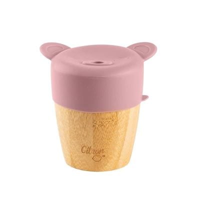 Skip Hop Bamboo Cup With 2 Silicone Lids