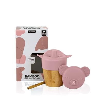 Skip Hop Bamboo Cup With 2 Silicone Lids