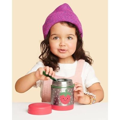 Skip Hop Spark Style Insulated Baby Food Jar, Strawberry (9N780410)