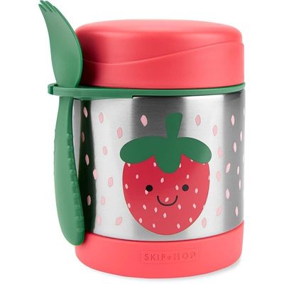 Skip Hop Spark Style Insulated Baby Food Jar, Strawberry (9N780410)