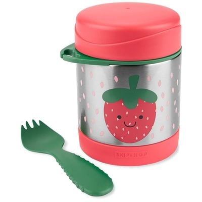 Skip Hop Spark Style Insulated Baby Food Jar, Strawberry (9N780410)