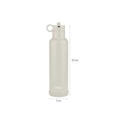 Skip Hop Citron Citron- Vacuum Insulated Stainless Steel Water Bottle 750ml- Black