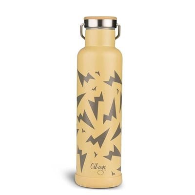 Skip Hop Citron- Vacuum Insulated Stainless Steel Water Bottle 750ml- Thunder Yellow