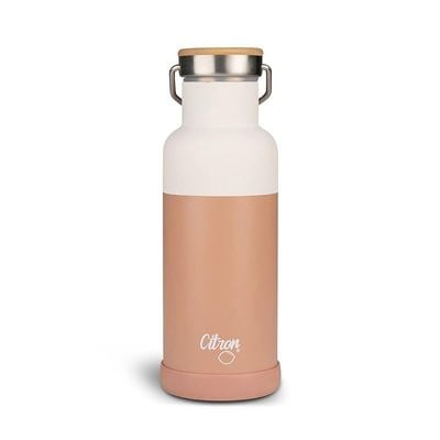 Skip Hop Citron- Vacuum Insulated Stainless Steel Water Bottle 500ml- Blush Pink