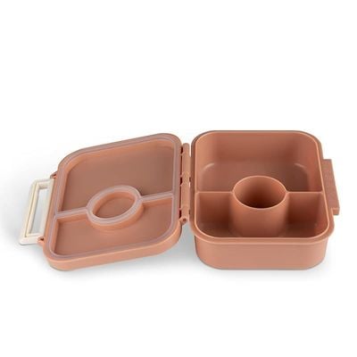 Skip Hop Citron Citron- Tritan Snackbox with 3 Compartments for Kids | Leak-Proof and BPA Free- Blush Pink