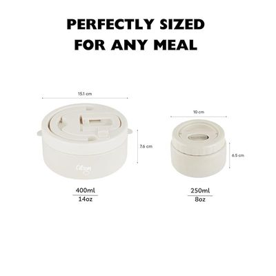 Skip Hop Citron- Vacuum Insulated Food Jar for Kids &amp; Adults | BPA Free Food Thermos | Travel Hot Food Container- 400 ml Dark Blue