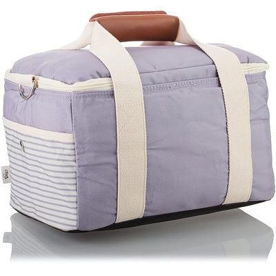 Skip Hop Citron Citron- Thermal Insulated Picnic Lunch Bag | Beach Picnic Bag with padded shoulder straps| 12 Cans Capacity for Adult Men, Women- Purple