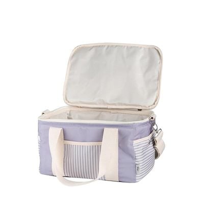 Skip Hop Citron Citron- Thermal Insulated Picnic Lunch Bag | Beach Picnic Bag with padded shoulder straps| 12 Cans Capacity for Adult Men, Women- Purple