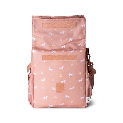 Skip Hop Citron Citron- Insulated Roll Up Lunch Bag for Kids School | BPA Free | Recycled PET material Lunch Bag- Unicorn Blush Pink