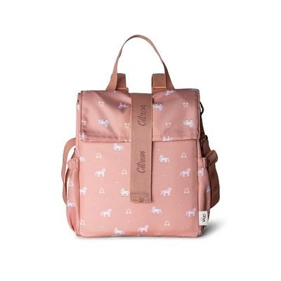 Skip Hop Citron Citron- Insulated Roll Up Lunch Bag for Kids School | BPA Free | Recycled PET material Lunch Bag- Unicorn Blush Pink