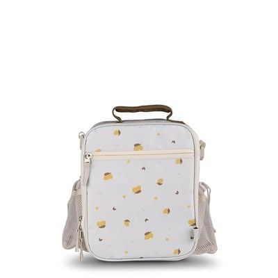 Skip Hop Citron- Insulated Lunch Bag Backpack for Kids School | Non-Toxic Material | Reusable Lunch Bag - Lemon