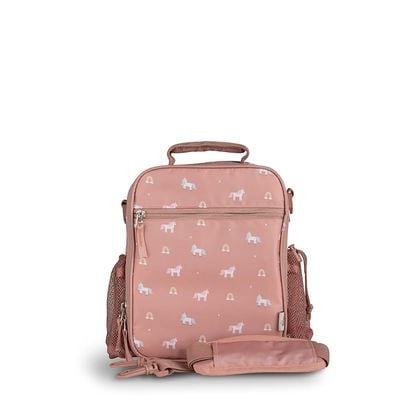 Skip Hop Citron- Insulated Lunch Bag Backpack for Kids School | Non-Toxic Material | Reusable Lunch Bag - Unicorn Blush Pink