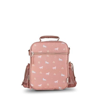 Skip Hop Citron- Insulated Lunch Bag Backpack for Kids School | Non-Toxic Material | Reusable Lunch Bag - Unicorn Blush Pink