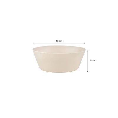 Skip Hop Citron- Unbreakable Bowls Set of 4 | 100% Organic | Reusable, Biodegradable, Environment friendly, &amp; Unbreakable- Pink/Cream