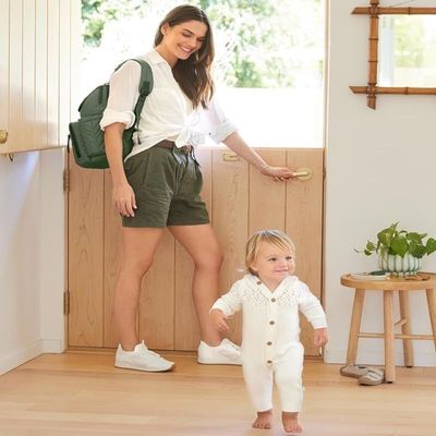 Skip Hop Forma Nappy Backpack, Dark Sage