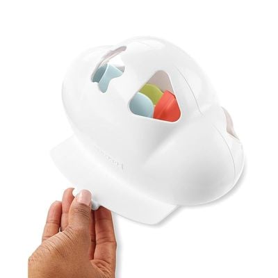 Skip Hop Shape Sorting Toy with Shapes and Feelings, Shape Sorting Baby Toy, Silver Lining Cloud