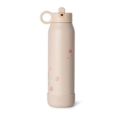 Skip Hop Citron Kids Water Bottle - 350ml, Vacuum Insulated Stainless Steel - Leak-Proof, Eco-Friendly, Perfect for School and Travel - Flowers