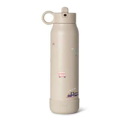 Skip Hop Citron Kids Water Bottle - 350ml, Vacuum Insulated Stainless Steel - Leak-Proof, Eco-Friendly, Perfect for School and Travel - Vehicles