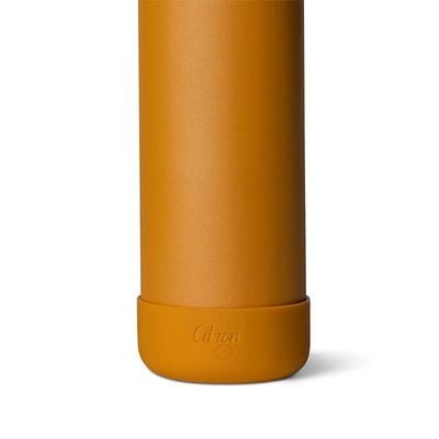 Skip Hop Citron Kids Water Bottle - 350ml, Vacuum Insulated Stainless Steel - Leak-Proof, Eco-Friendly, Perfect for School and Travel - Caramel