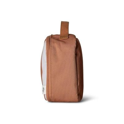 Skip Hop Citron- Insulated Square Lunch Bag for Kids School | BPA Free | Recycled PET material Lunch Bag - Caramel