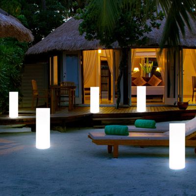 Waterproof Outdoor RGB Floor Lamp Dimmable with Remote Control Rectangular Shape