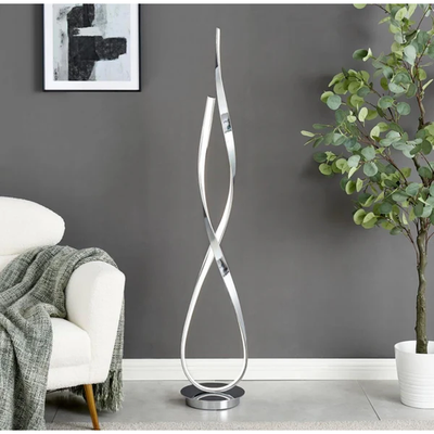 Spiral LED Floor Lamp