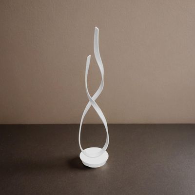 New Dimmable Twisted Floor Lamp LED White