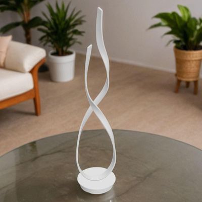 New Dimmable Twisted Floor Lamp LED White