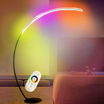 Nordic Style LED Arc Floor Lamp with RGB colours