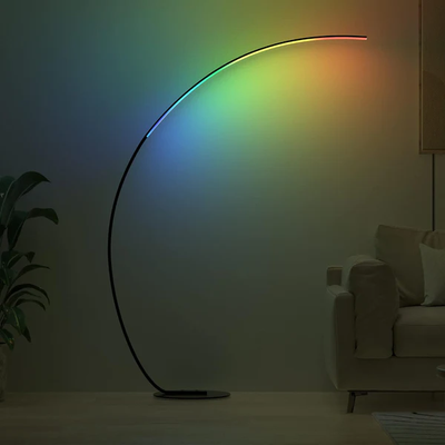 Nordic Style LED Arc Floor Lamp with RGB colours