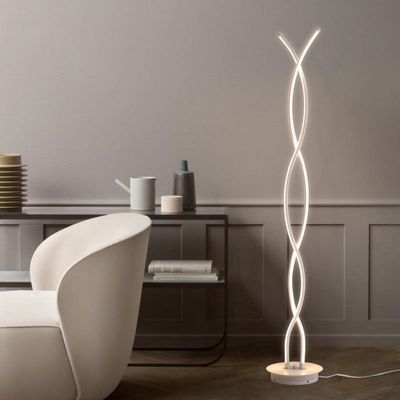 Contemporary Spiral LED Floor Lamp