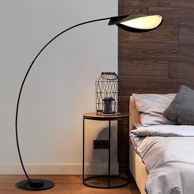 Curved LED Pole Reading Lamp